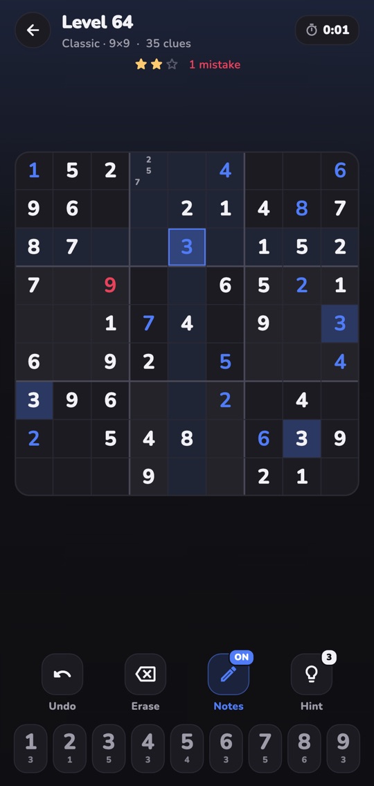 9 by 9 Sudoku